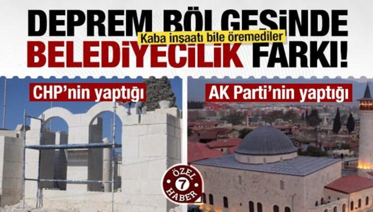 AK Parti bitirdi CHP izledi! Hatay’da ‘belediye’ farkı: İki yılda kubbeyi bile çatamadılar