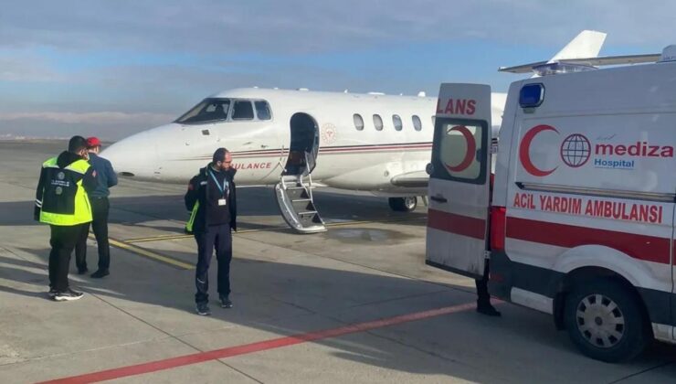 Ambulans uçak, 4 günlük bebek için havalandı