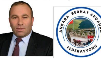 ANKARA SERHAT ARDAHAN FEDERASYONU BAŞKANLIĞI;TEŞEKKÜR MESAJI