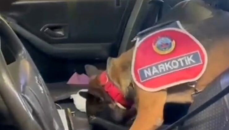 Antalya Serik’te otomobilin şaftına gizlenen 17 kilo metamfetamin ele geçirildi