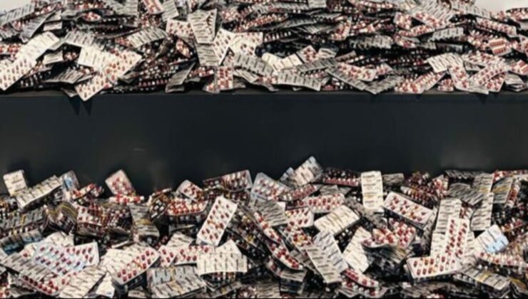 Araç içinden bin 308 uyuşturucu hap çıktı!