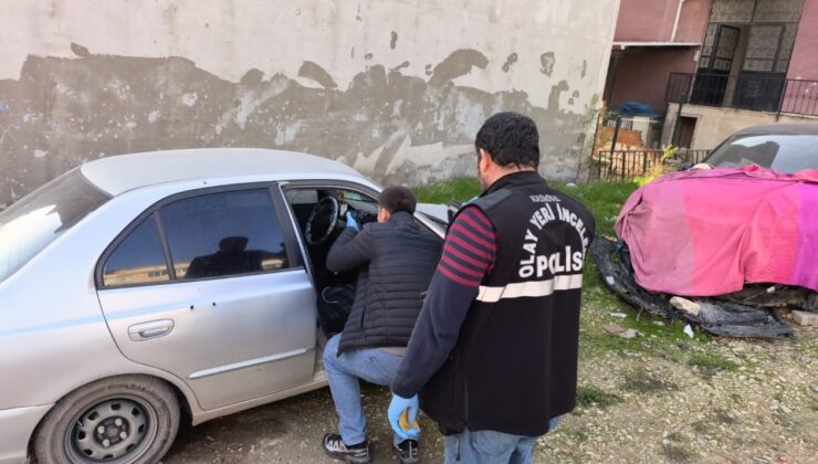 Arkadaşına verdiği otomobilini, kurşunlanmış halde buldu