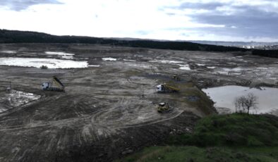 Arnavutköy'deki Mavi Göl yok oldu