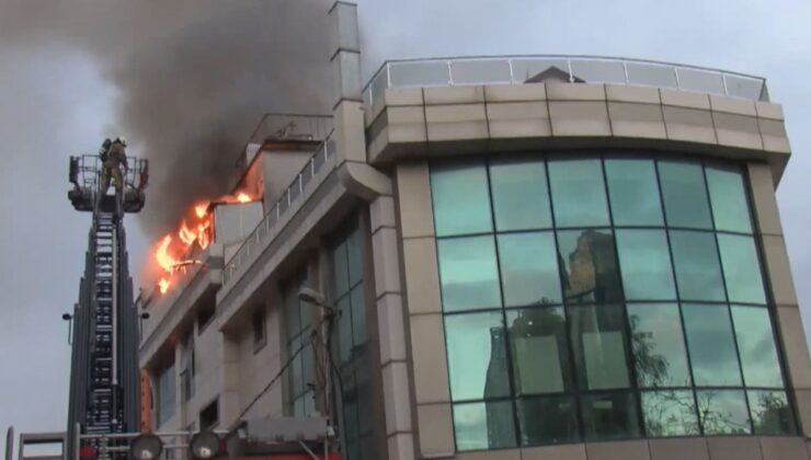 Ataşehir’de otel yangını