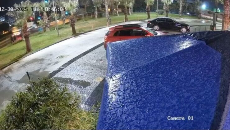 Aydın'da feci kaza kamerada: 15 yaşındaki çocuk ağır yaralandı