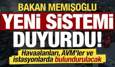 Bakan Memişoğlu duyurdu: Havaalanları, AVM’lerde bulundurulacak!