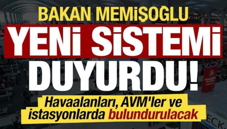 Bakan Memişoğlu duyurdu: Havaalanları, AVM’lerde bulundurulacak!