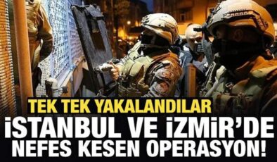 Bakan Yerlikaya duyurdu: İstanbul ve İzmir’de nefes kesen operasyon!