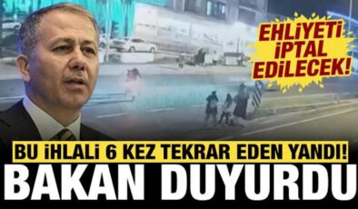 Bakan Yerlikaya resmen duyurdu: 6 kez tekrarlayanın ehliyeti iptal edilecek!