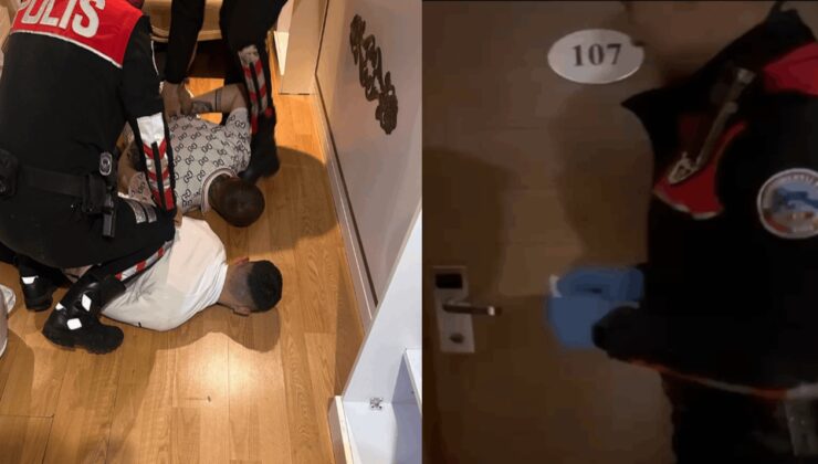 Beşiktaş’ta otel odasına baskın; yatağın altından çıkan şoke etti