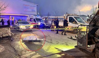 Bir işçi çöp kamyonunun altında kalarak hayatını kaybetti