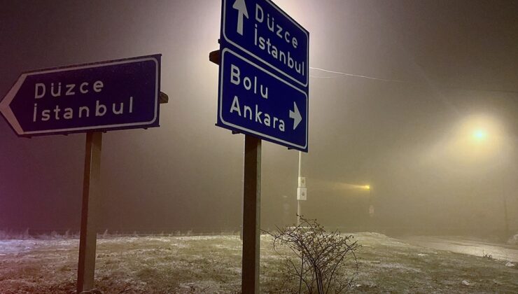 Bolu Dağı beyaza büründü