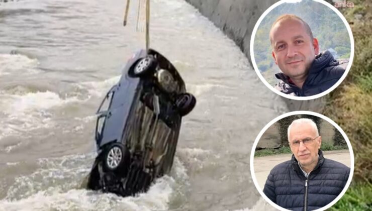 Bulancak'ta dereye yuvarlanan araçtaki 2 kişi hayatını kaybetti