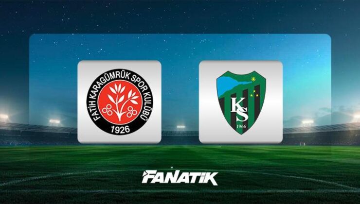 CANLI | Karagümrük-Kocaelispor (Süper Lig)