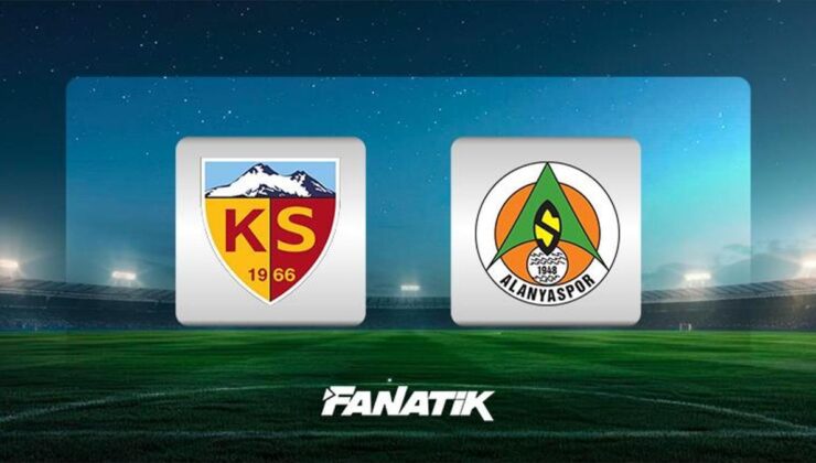 CANLI | Kayserispor-Alanyaspor (Süper Lig)