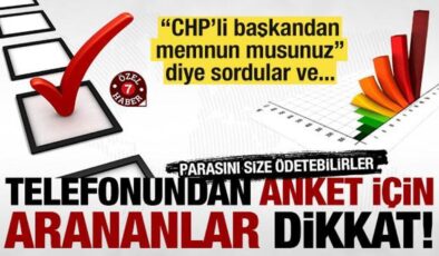 Çarçurun böylesi: CHP’li belediye anketin parasını anketi cevaplayana ödetti!