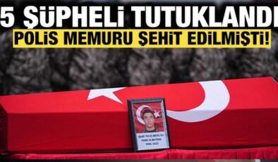 Çekmeköy’de polisin şehit edilmesine ilişkin 5 şüpheli tutuklandı!