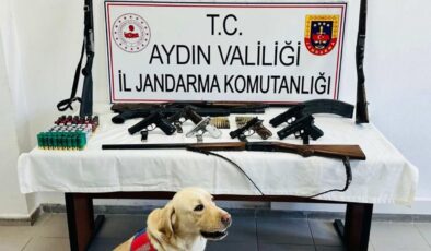 Cephanelik gibi evden otomatik silahlar çıktı