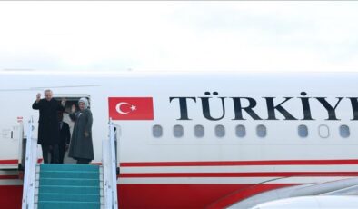 Cumhurbaşkanı Erdoğan Türkmenistan’a geldi