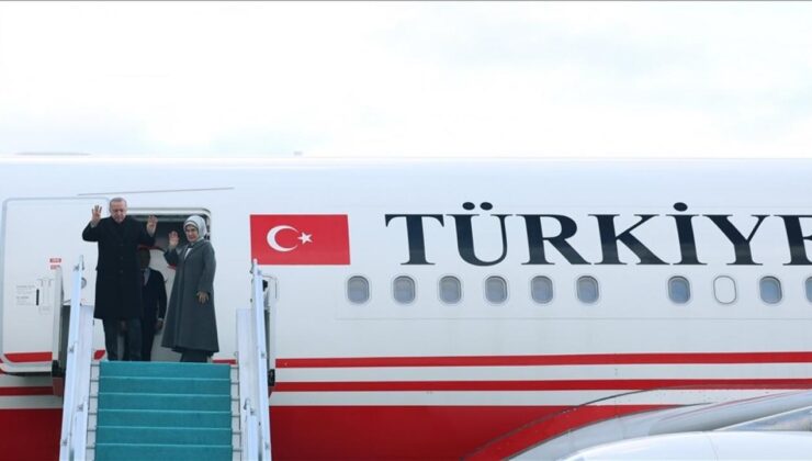 Cumhurbaşkanı Erdoğan Türkmenistan’a geldi
