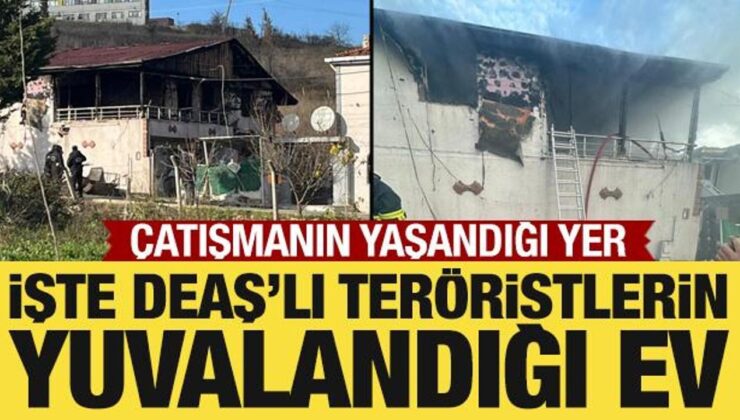 DEAŞ’lı teröristlerin Yalova’da yuvalandığı ev görüntülendi