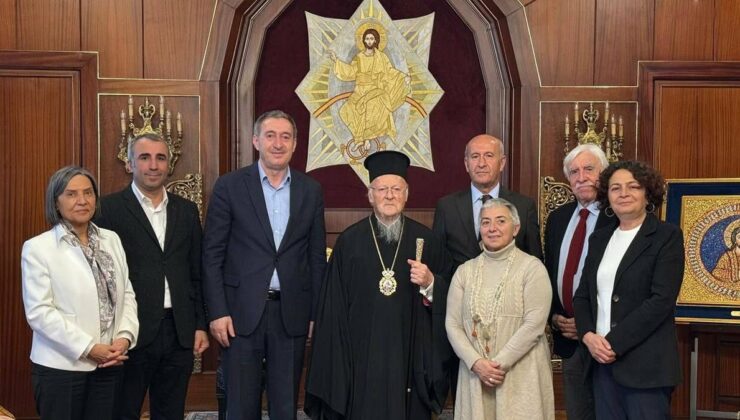 DEM Parti'den Fener Rum Patriği Bartholomeos’a ziyaret