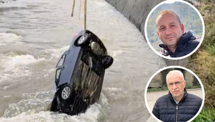 Dereye yuvarlanan araçtaki 2 kişi hayatını kaybetti