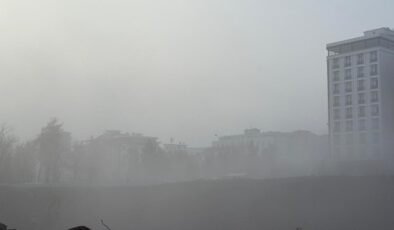 Diyarbakır’da uçak seferlerine sis engeli