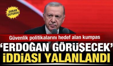 Duran, Cumhurbaşkanı Erdoğan ile ilgili iddiayı yalanladı