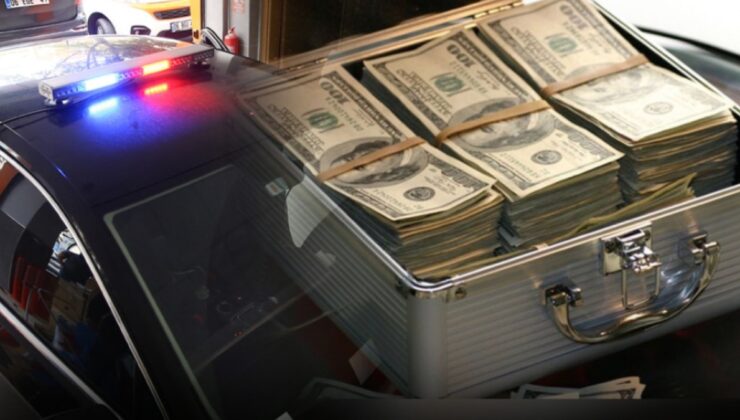 Emniyet müdürünün çakarlı aracıyla girdiği benzinlikte, binlerce dolar rüşvet alırken yakalandı