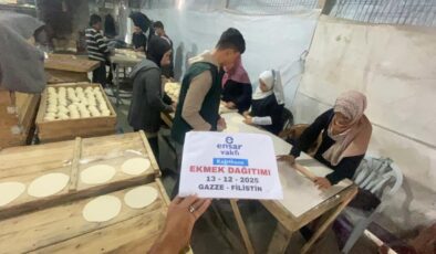 Ensar Vakfı Kağıthane Şubesi Gazze’de insani yardıma devam ediyor