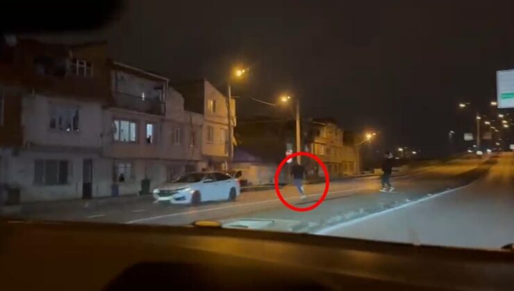 Gasbettiği taksiyle kaza yapınca yaya olarak kaçmaya çalışan şüpheli yakalandı