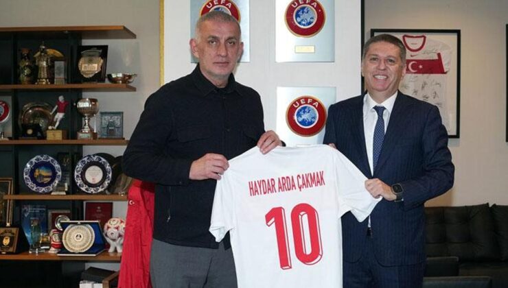 Gençlerbirliği Başkanı Arda Çakmak’tan TFF Başkanı Hacıosmanoğlu’na ziyaret