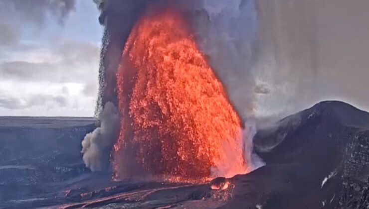 Hawaii'deki Kilauea Yanardağı yeniden lav püskürttü