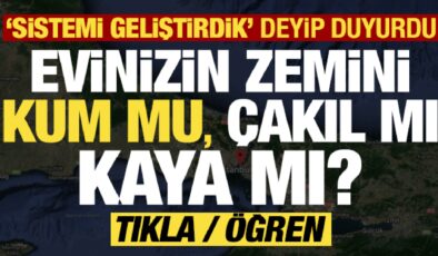 Herkes merak ediyordu! Evin zemini çakıl mı, kum mu, kaya mı gösteriyor! TIKLA / ÖĞREN