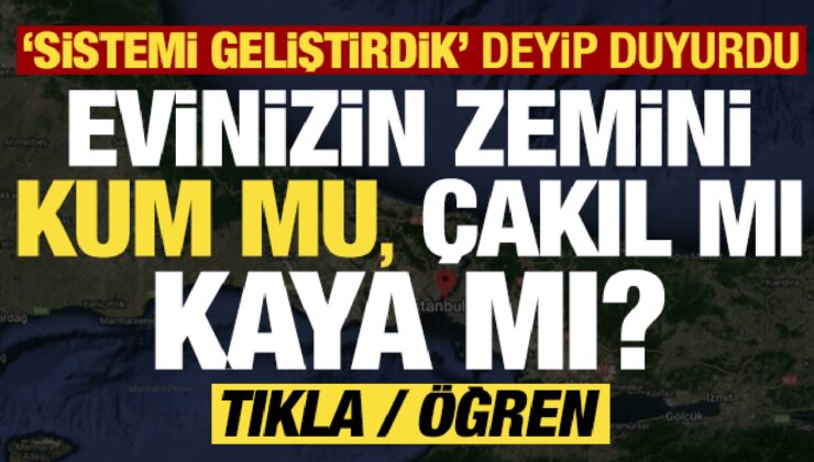 Herkes merak ediyordu! Evin zemini çakıl mı, kum mu, kaya mı gösteriyor! TIKLA / ÖĞREN