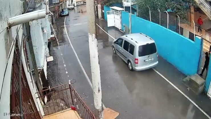 Husumetlisini ezmeye çalıştı o anlar saniye saniye kaydedildi