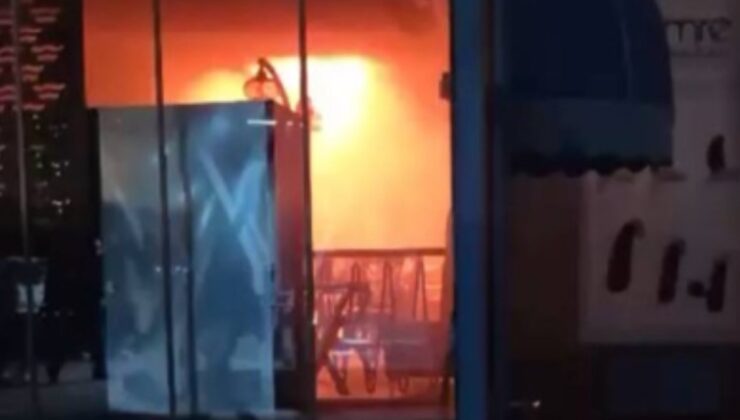 İstanbul'da balık restoranında yangın