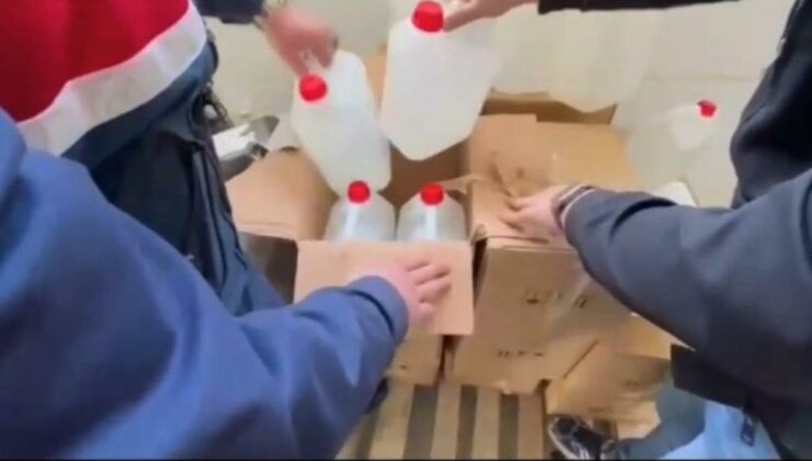 İzmir'de yılbaşı öncesi peş peşe operasyonlar: 3 bin 360 litre etil alkol ele geçirildi