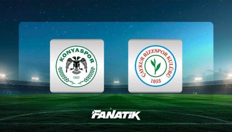 Konyaspor-Çaykur Rizespor maçı ne zaman, saat kaçta, hangi kanalda canlı yayınlanacak? (Süper Lig 15.hafta)