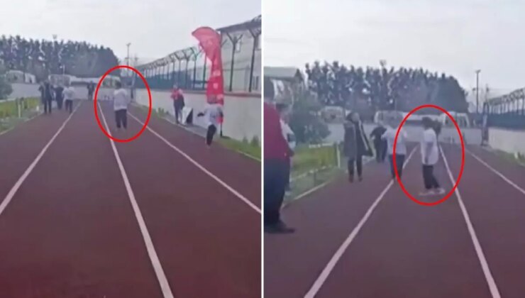 Koşu yarışında bitiş çizgisine yaklaşan özel çocuğun yaptığı hareket yürekleri ısıttı