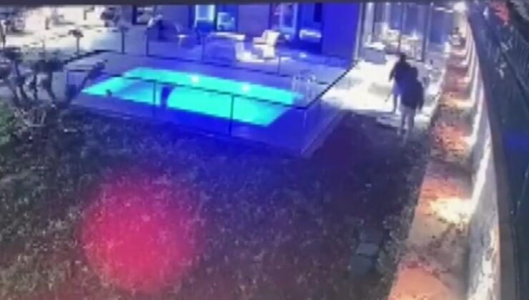Lüks villayı soyup soğana çevirdiler! İstanbul'da gece yarısı vurgun