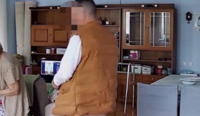 ‘Manda yoğurdu’ bahanesiyle eve giren tırnakçının oyunu kamerada