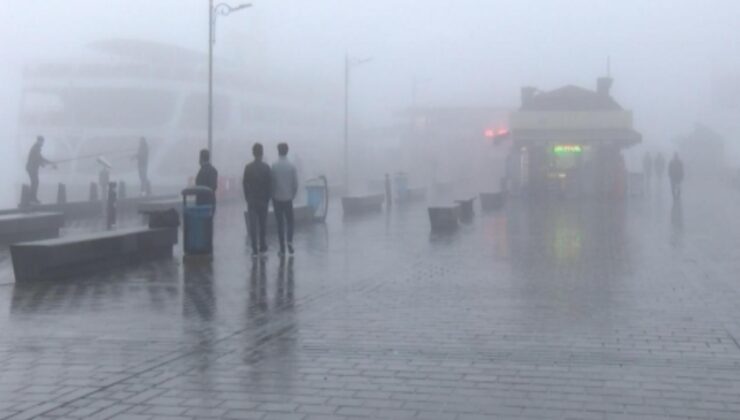 Meteoroloji sis ve sağanak için saat verdi