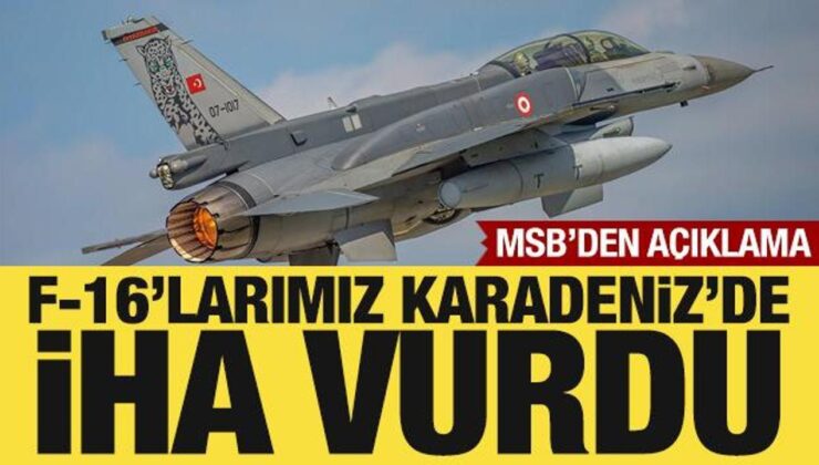 MSB: Hava sahamıza yaklaşan İHA vurularak düşürüldü