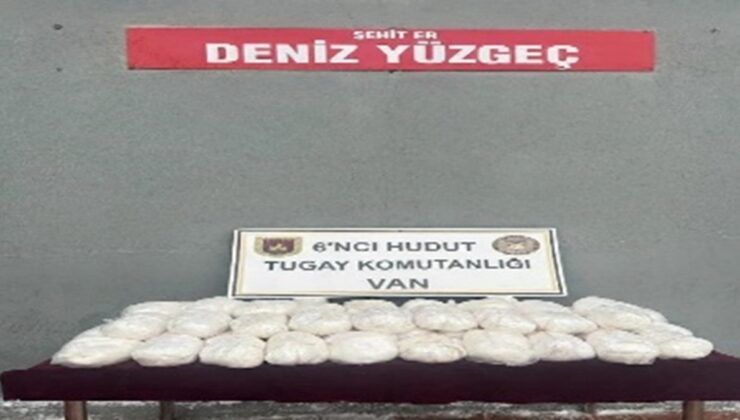 MSB: Van hudut hattında uyuşturucu ele geçirildi
