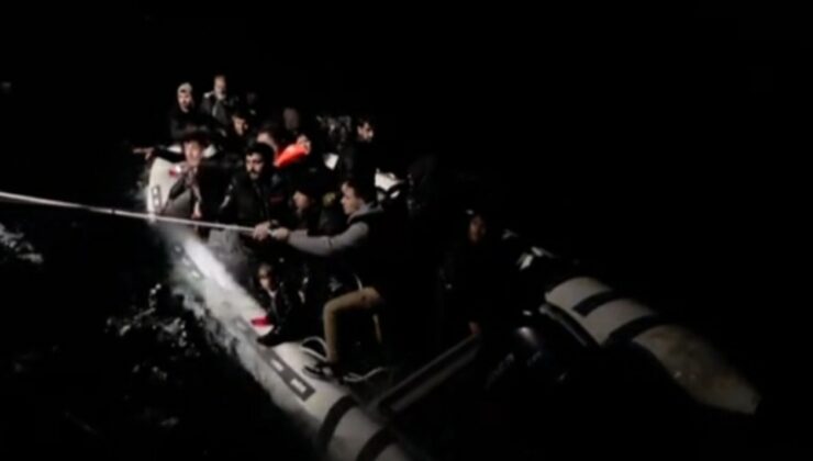 Muğla açıklarında sürüklenen 29 göçmen kurtarıldı