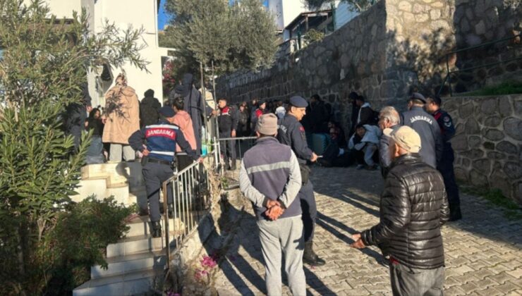 Muğla'da bir evden 82 kaçak göçmen çıktı