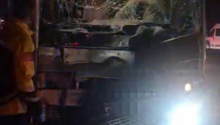 Otobüs ile çekici çarpıştı: Çok sayıda yaralı var