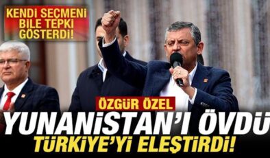 Özgür Özel Yunanistan’ı övdü, Türkiye’yi eleştirdi! Kendi seçmeni bile tepki gösterdi